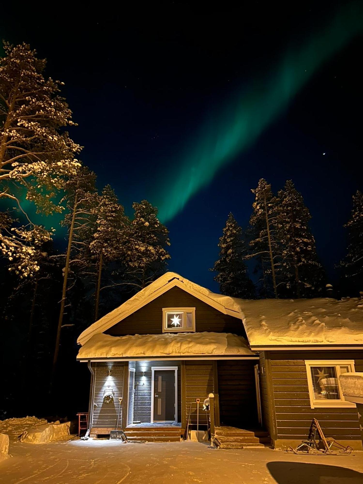 Villa Lumihelmi A & B Äkäslompolo エクステリア 写真